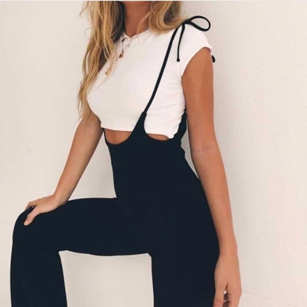 High Waist Half Jumper